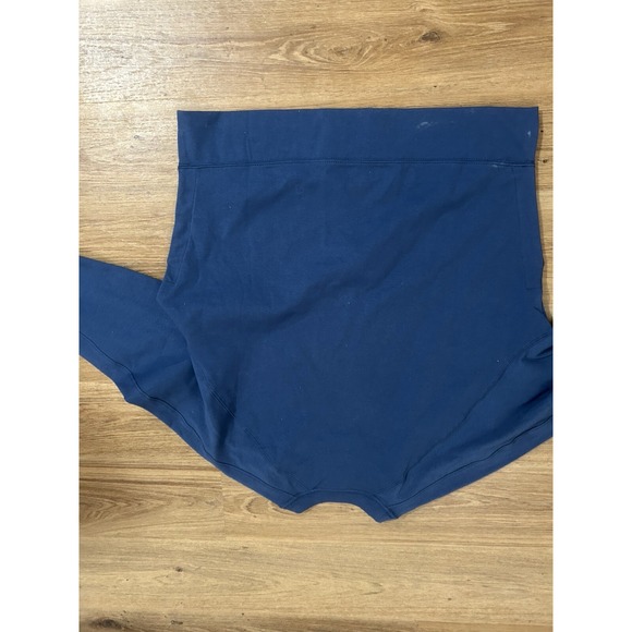 Earth Yoga Tunic Sweatshirt M Oversized Activewear Sustainable Blue Womens NWOT - Picture 12 of 12